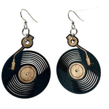 Vinyl Record Earrings