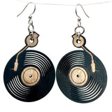 Vinyl Record Earrings