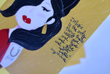 Amy Winehouse Greeting Card