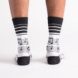 Foot Notes Men's Crew Socks