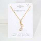 Musical Note Pendant Necklace