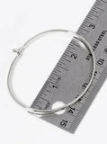 Inspirational Engraved Music Bangle Bracelet