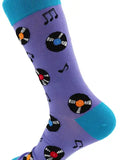 Vinyl Hits Unisex Novelty Socks