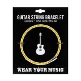 God Gold Guitar String Bracelet