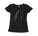 Charlie Parker "Yardbird", D.Stone Martin Tribute t-shirt: Charcoal / M / Men (Unisex)