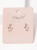 Treble-Clef Post Stud Earrings