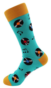 Vinyl Hits Unisex Novelty Socks