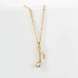 Musical Note Pendant Necklace