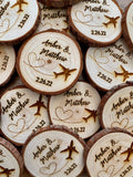 AJM Wood Slice Magnet