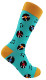 Vinyl Hits Unisex Novelty Socks