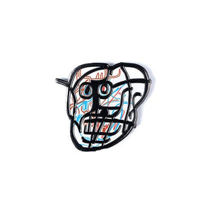 JEAN-MICHEL BASQUIAT - Skull Pin