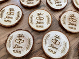 AJM Wood Slice Magnet