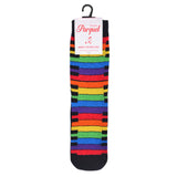 Women's Rainbow Keys Socks