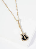 Electric Guitar Pendant Necklace