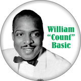 1.25" Button - William "Count" Basie Swing 40s Jazz Music