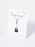 Electric Guitar Pendant Necklace