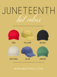 Juneteenth 1865 Embroidered Hat for Adults