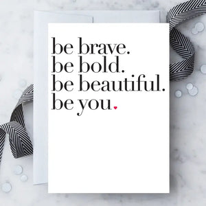 Be You Greeting Card