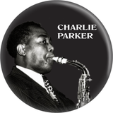 Pin-on Button - 1.5 Inch - Charlie Parker