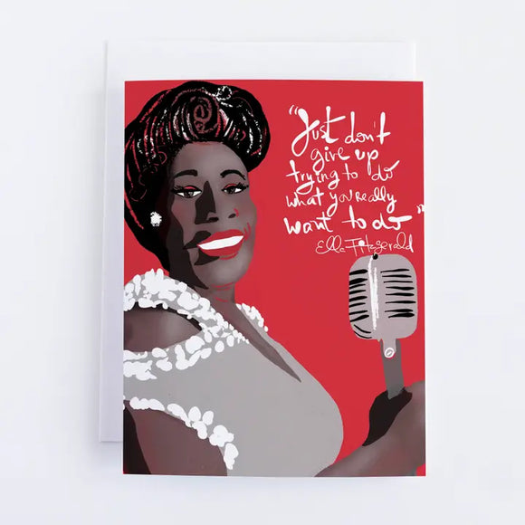 Ella Fitzgerald Greeting Card