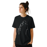 Charlie Parker "Yardbird", D.Stone Martin Tribute t-shirt: Charcoal / M / Men (Unisex)