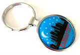Kansas City Missouri Souvenir Gift Keychain Night Skyline
