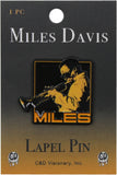 Lapel Pin - Miles Davis - Trumpet -  Jazz Music Musician