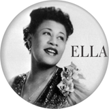 Pin-on Button - 1.5 Inch - Ella Fitzgerald