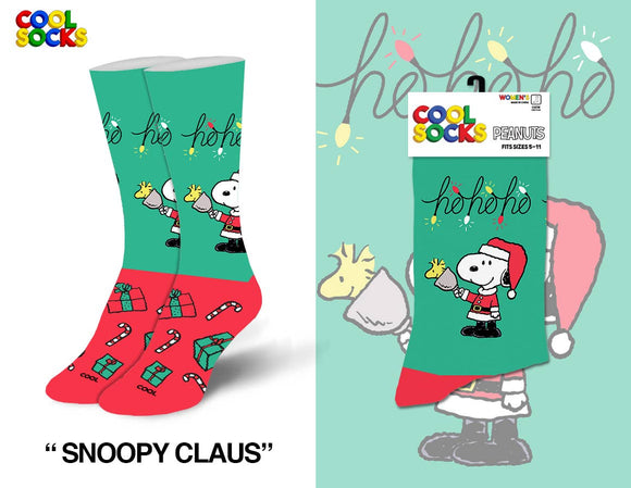 Snoopy Claus - Womens Crew Socks