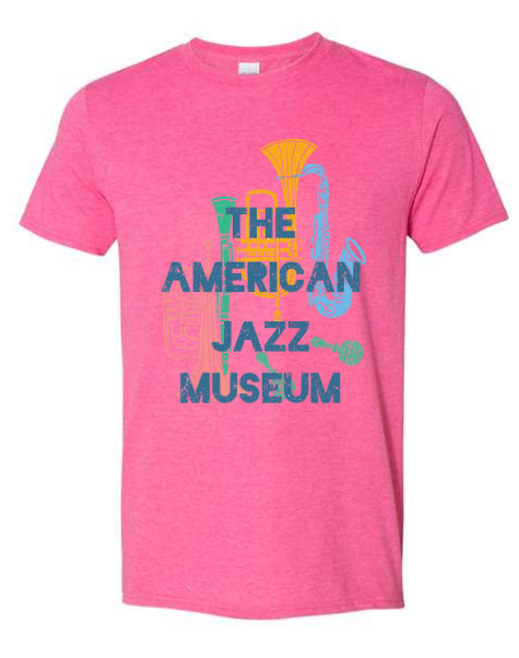 AJM horn logo pink