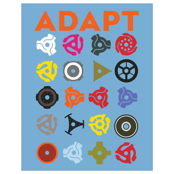 Adapt 45 RPM Adapters Greeting Card