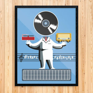 Disques LP & Radio Man Magnet