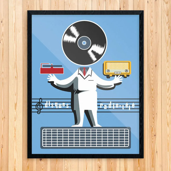 Disques LP & Radio Man Magnet