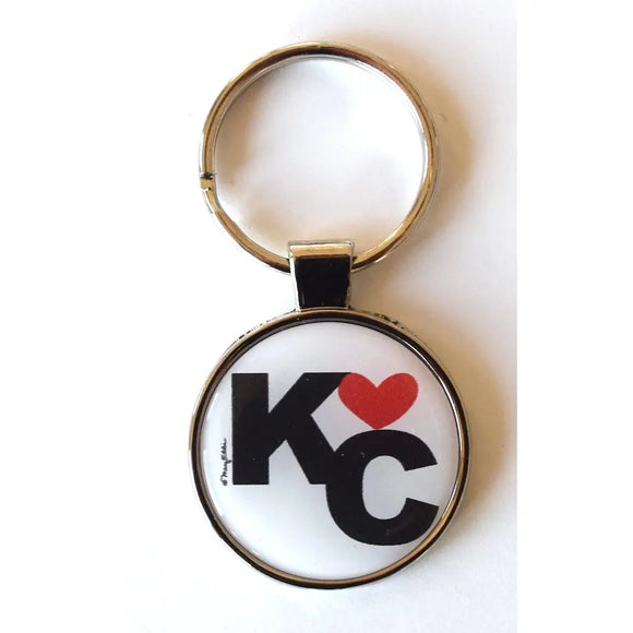 Heart Kansas City Keychain