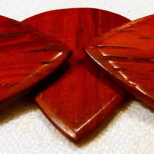 Jazz Wood Padauk Guitar picks 3-pak