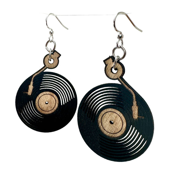 Vinyl Record Earrings