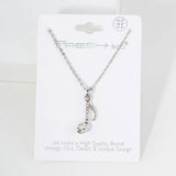 Musical Note Pendant Necklace