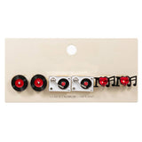 Turn Table Music Stud Earring Set