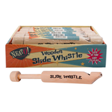 Neato! Wooden Slide Whistle, 6.5" Sealed Musical Toy, Retro