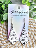 Diamond Shaped Music Note Earrings