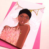 Pink + Chic - Birthday Card