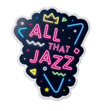 All That Jazz Dance Sticker,  2.4" x 3"