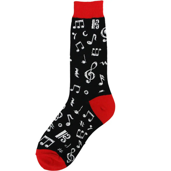 Men's Dancing Notes socks