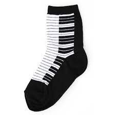 Youth Piano Socks Socks