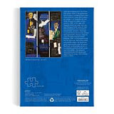 Galison Basquiat Horn Players – 500 Piece Book Puzzle with Iconic Horn Players Charlie Parker and Dizzy Gillespie Tribute Artwork Packaged in Magnetic Keepsake Book Sized Box