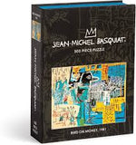 Basquiat Bird On Money – 500 Piece Book Puzzle with Iconic Bird On Money Charlie Parker Tribute Artwork Packaged in Magnetic Keepsake Book Sized Box