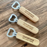 Engraved Wood Bottle Opener