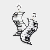 Keyboard Music Dangle Earrings