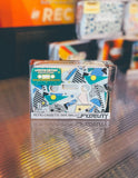 Retro Cassette Mixtape Women's Wallet | Memphis Blue