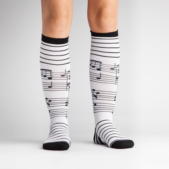 Foot Notes Knee High Socks